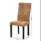 Baxton Studio Laymi Modern Bohemian Dark Brown Mahogany Wood and Banana Fiber Dining Chair 228-13137-ZORO - alternate 2